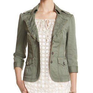 *2 for $25*  *see note regarding color* Ruffle Trim Utility Jacket